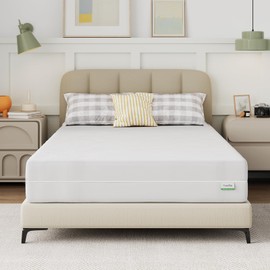 Novilla 8 Inch Queen Size Mattresses, Double Side Foam Mattress in a Box with Breathable Cooling Cover for Pressure Relief,Flippable Mattress Queen with Air Zone,CertiPUR-US Certified