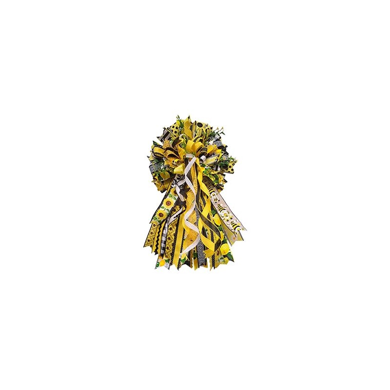Solid Canvas Wired Edge Ribbon, 10 Yards (Yellow, 3.8cm )