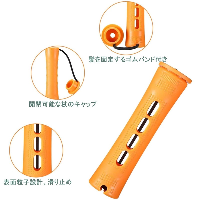 Perm Rod Set 20 Hair Perm Rods, 5 Sizes (White)