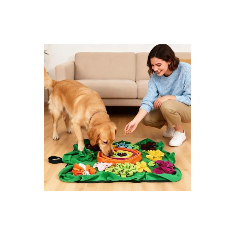 Vextronic Alfombrilla para Olfatear para Perros De Razas Grandes, Pequeñas