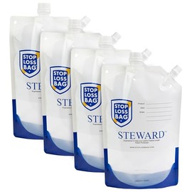 4 StopLoss Bags For Paint – Airtight, Reusable, Space-Saving Paint Storage Stop Loss Bags. Easy Pouring, Mixing & Dispensing. Durable for Home, DIY, and Professional Painters. 4 Pouches, 1 Liter Each