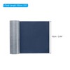 PATIKIL Nylon Fabric Patches Roll, Navy, 63x4 Inch, Waterproof, Iron-on,