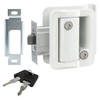 RecPro White RV Paddle Door Handle | RV Door Lactch