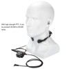 7.1mm Telescopic Throat Microphone Earpiece U94 PTT Suitable for Yaese