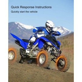 7/8 Inch 22mm 4 Wires Handlebar Mount Motorbike On Off Start Kill Switch Compatible with Taotao ATV Quad Wheelers Motorcycles Pit Bike 50cc 70cc 90cc 110cc 125cc