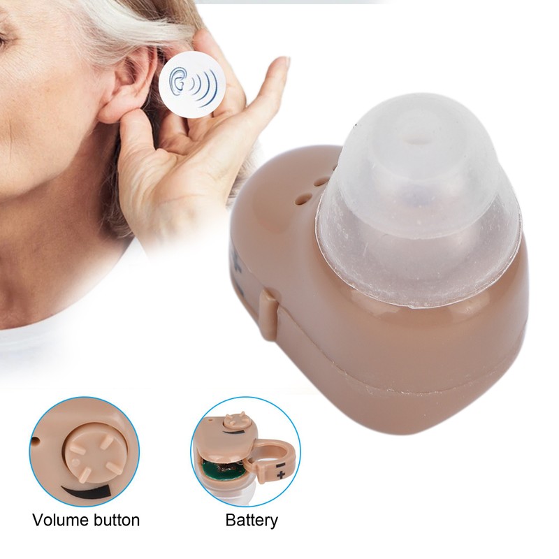 Mini Sound Amplifier Noise Reduction Soft Silicone Wireless Elderly Ear