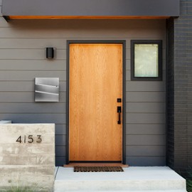 xhlokk Wall Mount Mailboxes for Outside, Key Lock Wall Mount Mailboxes, Stainless Steel Rust Resistant Large Capacity House Mailbox