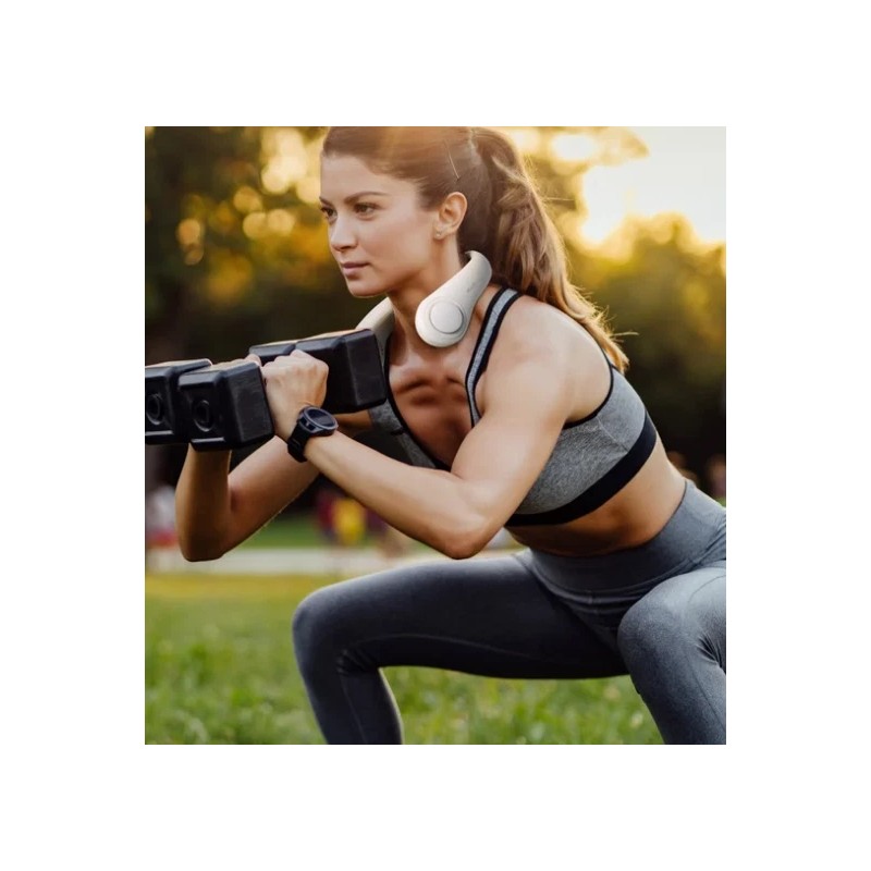 Jisulife Portable Personal Neck Fan 2 Pack Rechargeable Hands Free