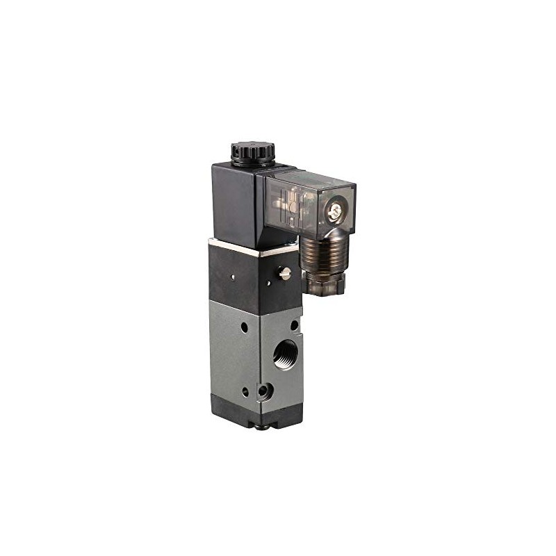uxcell DC 12V 3 Way 2 Position 1/8" PT,Pneumatic Air