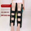 오다리 교정 X다리 바른자세 체형 성인용 외반 교정기 [블랙 M