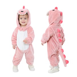 TONWHAR Unisex-Baby Animal Costume Kids' & Toddlers' Winter Hooded Romper Dress Up Jumpsuit (2-3T)