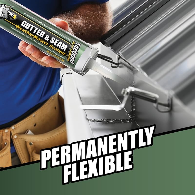 Titebond 9.5 Oz. WeatherMaster Gutter & Seam Sealant 7331 -