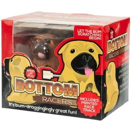 Funtime Gifts Clockwork Bottom Racing Pugs