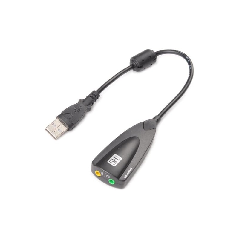 USB 2.0 External Audio Adapter, 7.1 Stereo Sound Card Dynamic