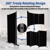Room Divider 6ft Room Dividers and Privacy Screens, 4 Panel