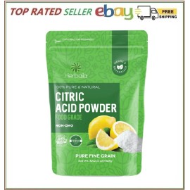 Unbranded Citric Acid Powder, 2 lb - Food Grade, Non-GMO, Bath Bombs, Cleaning, Cheese Mak