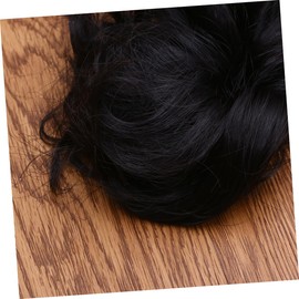 WOONEKY Wavy Hair Bun Extension Scrunchie 2-Piece Set Elastic Curly Synthetic Hairpieces for Women for Updos and Casual Styles