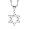 Richsteel Stainless Steel Hexagram Necklace Star of David Pendant with