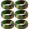 Set of Two (2) Camo Silicone Rings Size 8 -