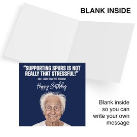 Punkcards - Tottenham Birthday Card, Tottenham Hotspur Birthday card, Spurs Birthday Card, Spurs, Made in UK