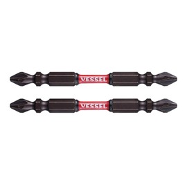 Vessel SST142082 40 V Compatible Sakisbo Torsion Bit, Double Ended + 0.08 x 0.16 x 3.2 inches (2 x 4 x 82 mm), Set of 2