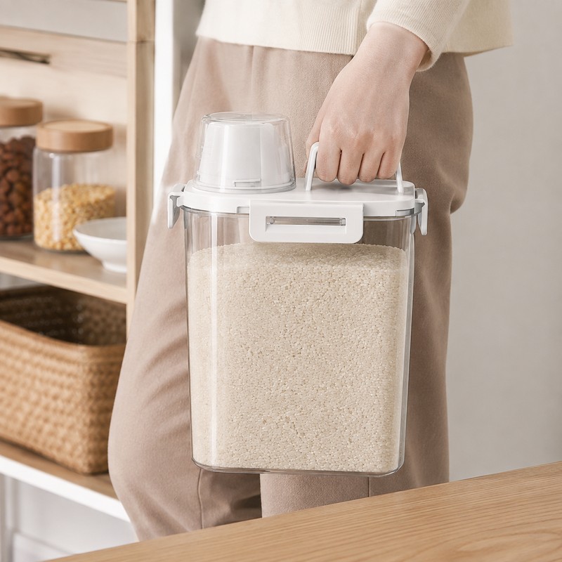 Sealed Food Storage Container for Pantry Use – Moisture-Resistant Dry