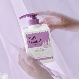 Milk Baobab Cera Body Lotion Mauve Tulip, 600ml, 1 unit / 밀크바오밥 세라 바디로션 모브튤립, 600ml, 1개