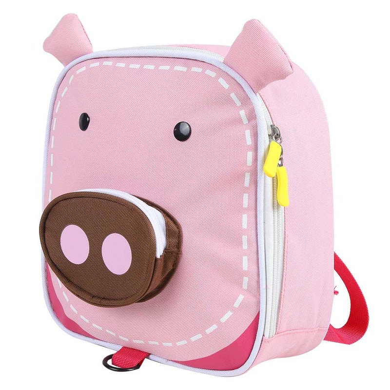 Cartoon Animal Anti lost Backpack Schoolbag with Walking Safety Harness