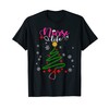 Merry Christmas Nurse Shirt Stethoscope Christmas Nurse Life T-Shirt, black