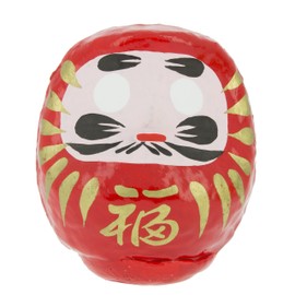 Tierra Zen KP11 Daruma 9.5 x 8 x 8 cm Large Red