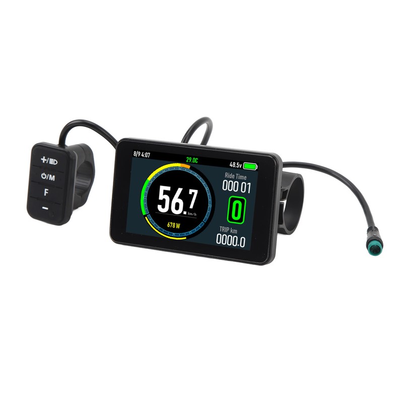 Electric Bicycle T8 LCD Display Colorful Screen 24V 36V 48V