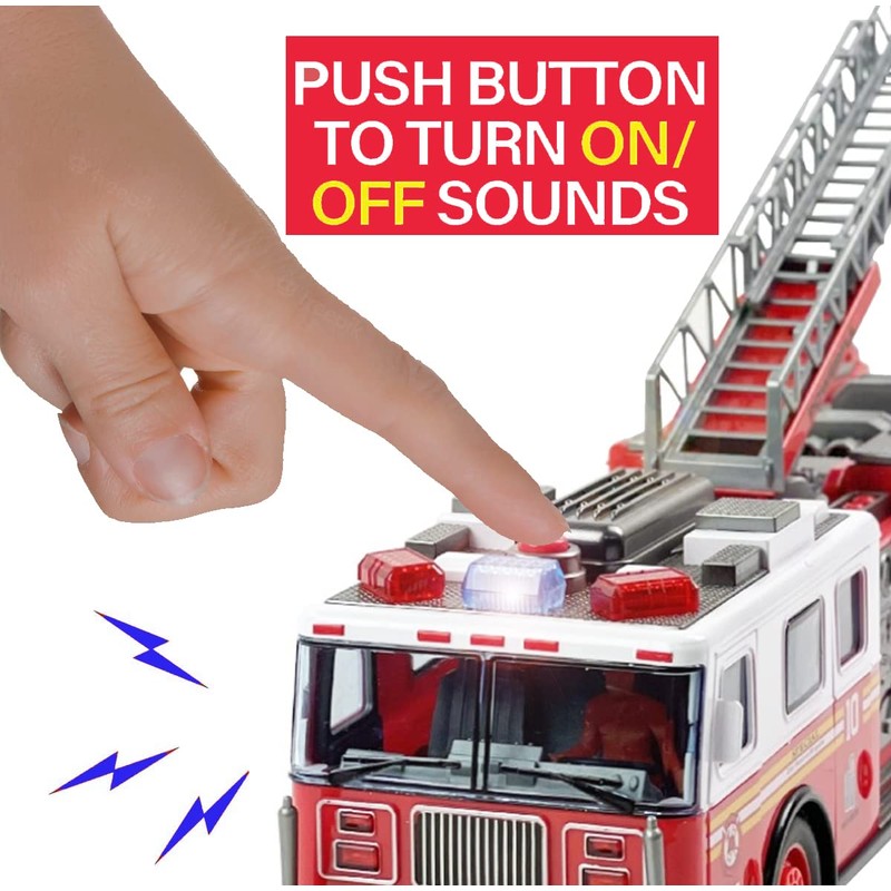 Liberty Imports RC Fire Truck - Big Remote Control Toy