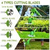 JYINRXI Cordless Weed Wacker Electric,21V Stringless Battery Powered Weed Trimmer