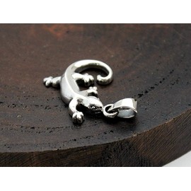 COSUMOSU 925 Sterling Silver Gecko Lizard Hawaiian pendant