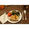 144 Heavy Duty Silver Plastic Cutlery Set - 48 of