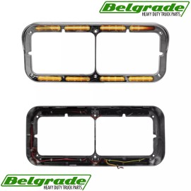 Automann 571.LD9905CA32 - Bezel Dual Headlamp LED Clear Lens, 32347, TU1029