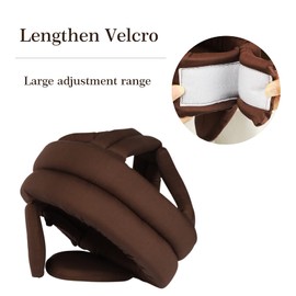 Elderly Head Protection Safety Helmet Anti Shock Hat Anti-Fall Cap Soft Breathable Sponge Hat Adjustable Elder Head Protection Hat Elderly Anti Collision Cap for Protects Head from Bumps & Bruises