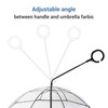 ENJOYING Dog Umbrella Small Breed, Clear Pet Umbrella Leash for
