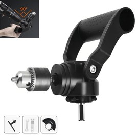 Right Angle Drill Attachment,90 Degree Drill Attachment,Cordless Drills can be Converted into Angle Grinders