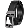 Founders & C Men's Leather Ratchet Comfort Click Belt Dress