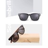 AMEXI Wooden Sunglasses / Sunglasses with Wooden Temples Made of