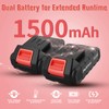 PULITUO 20V Cordless Drill/Driver, 2 Batteries Electric Screwdriver, 30Nm Power