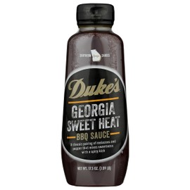 Duke's Georgia Sweet Heat BBQ Sauce, No High Fructose Corn Syrup, 17.5 Ounces (Pack Of 6)