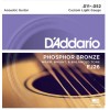 D'Addario EJ26 Acoustic Guitar Strings Phosphor Bronze Custom Light 11-52