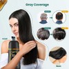 Black Instant Hair Color Shampoo for Gray Hair, 3 In