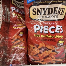 Snyder's 1 Snyders of Hanover Pretzel Pieces Hot Buffalo Wing 12 oz FREE SHIPPING COST