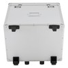 Fenjidrop Locking File Storage Box with Wheels, Aluminum Alloy File