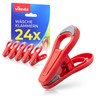 Vileda Set 24 mollette da bucato senza molla metallica -