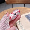 MINSCOSE Compatible with AirPods 4 Clear Case,Cute Cherry Bow Pretty