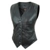 STOREJEES Leather Biker Jacket Women | Black, 3X-Large Vest
